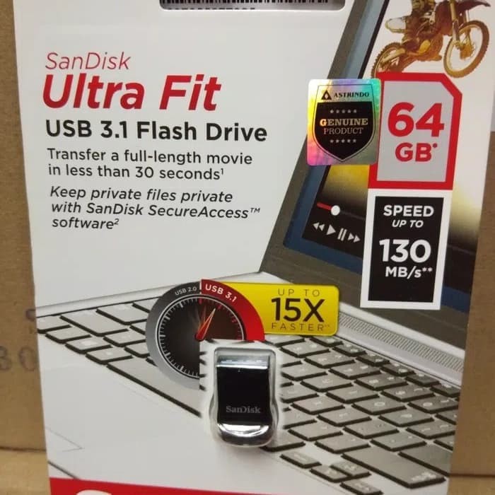 Sandisk Ultra Fit Flash Disk 64GB USB 3.1 CZ430