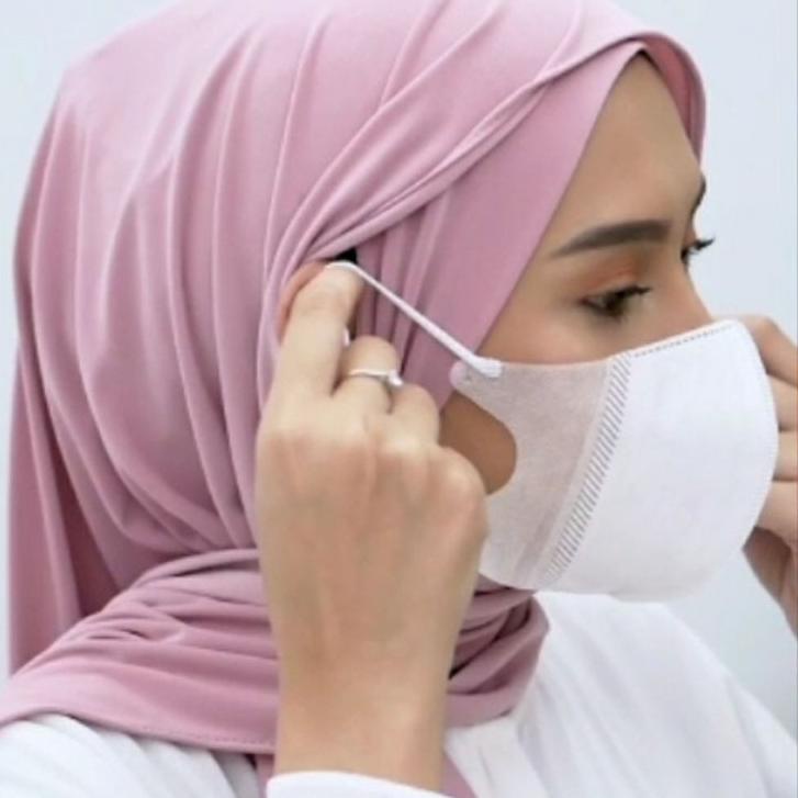 ⅍ Pashmina Instant New Normal NUNA - Winonamodest. Pashmina Jersey dengan inner lubang telinga ✥