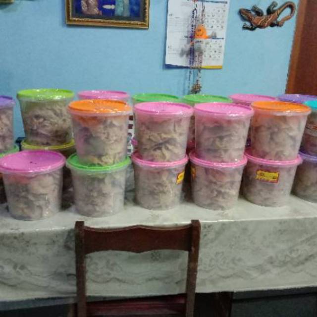 

Peyek kacang kemasan toples 5 liter