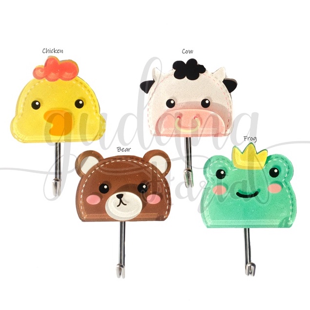 Gantungan Baju Akrilik Hewan Lucu Kechain Serbaguna Unik GH 503603