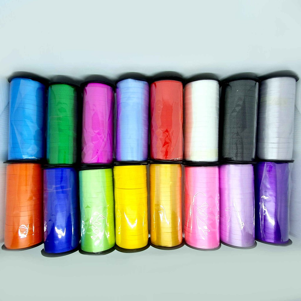 

Pita Balon Rol 5mm x 100 Ribbon Warna Warni Plastik Kertas Dekorasi Dekor Gift Hadiah Kado Parcel Parsel Ulang Tahun Anniversary Birthday Party Wisuda Graduate Bouquete Bucket Pesta Prakarya Kerajinan Craft Crafting Art Seni Ikat Pengikat Colorful Malang
