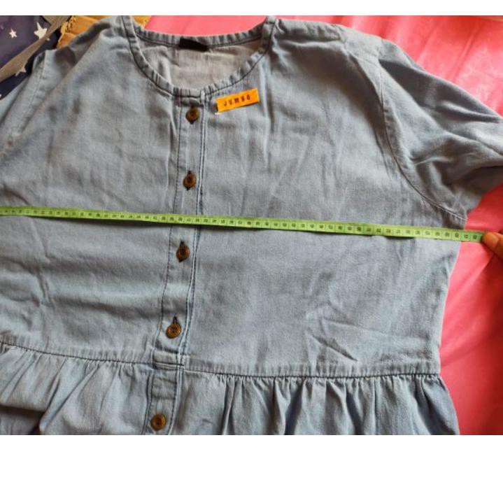 [⚡lepau✔️] Gamis Jeans Jumbo Dress Jeans Jumbo Ld 120