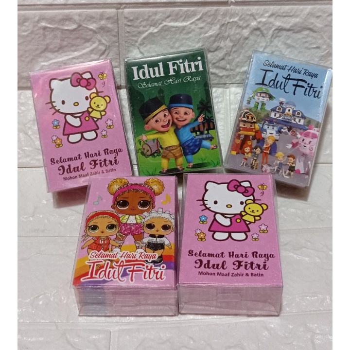 

amplop mini angpao lebaran motif karakter