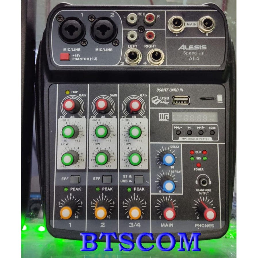 MIXER AUDIO ALESIS SPEED UP AL4 / ALESIS AL 4 ( BT, USB , RECORDING)