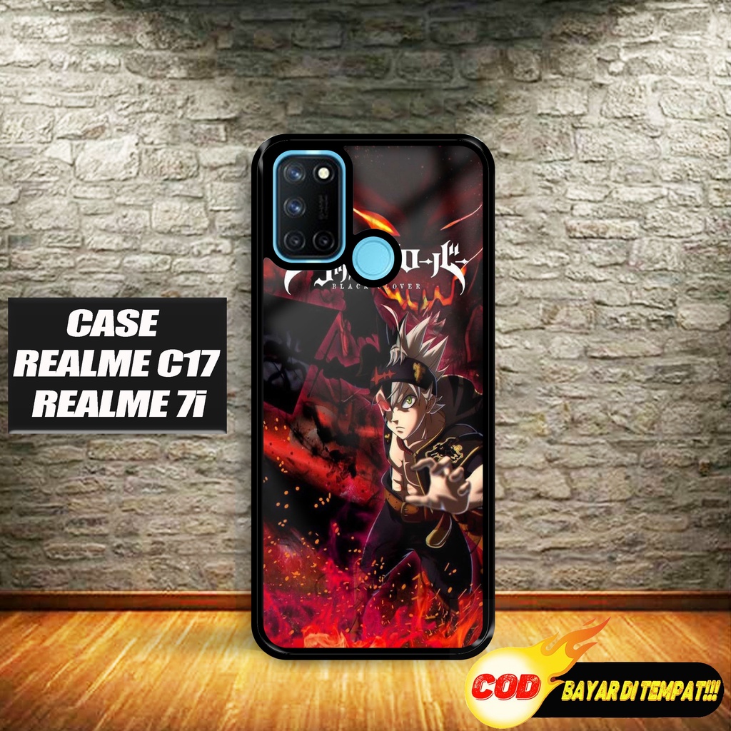 Case REALME C17 / REALME 7I [ANIME BLACK CLOVER] Fashion Case REALME - Case Hp REALME - Case Murah -