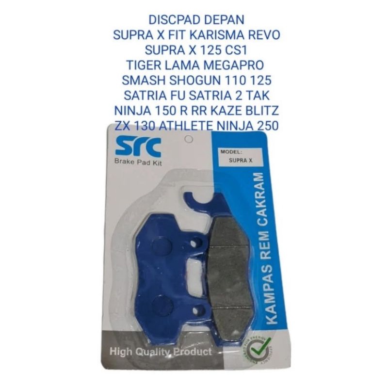 Kampas Rem Cakram Discpad Dispad Dispet Supra X 125 Fit lama Karisma Revo City Sport 1 Tiger lama Me