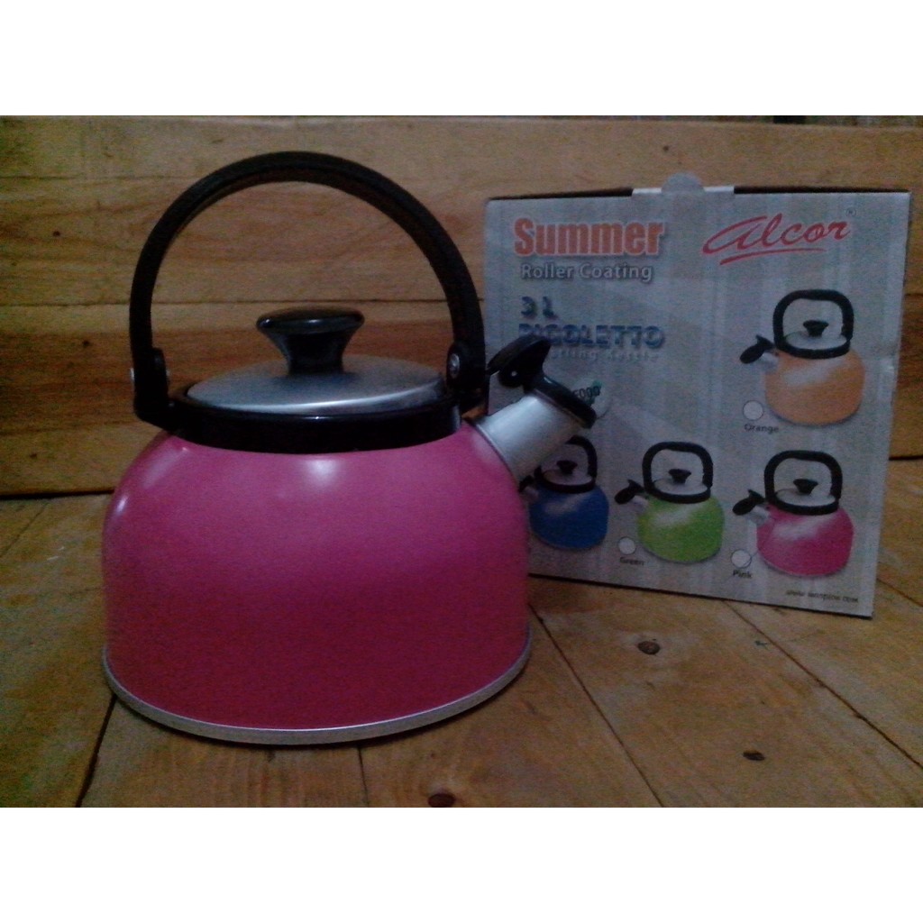 Teko Bunyi Teko Siul Teko Air Whistling Kettle Ketel Ceret Warna 5 Liter Maspion