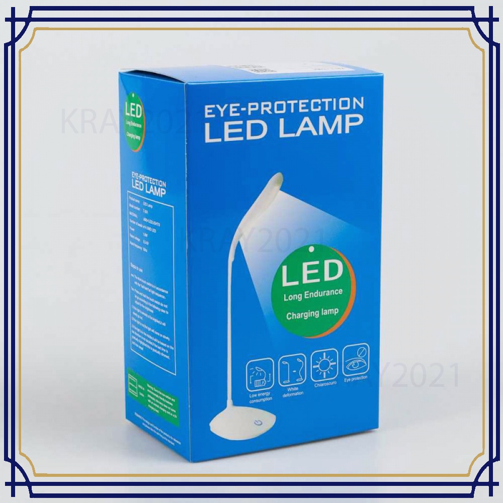 TaffLED Lampu Meja Belajar Desk Lamp USB 14 LED - T301