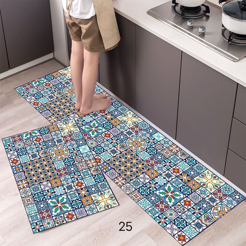 Keset Dapur 2in1 Panjang + Pendek Anti Slip Kitchen Floor Mat KT01