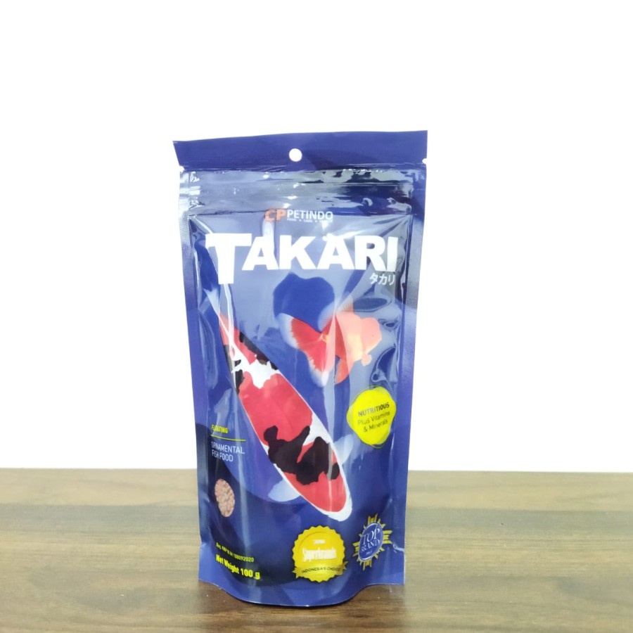 TAKARI Ornamental Fish Food 100gr makanan ikan takari 100gr