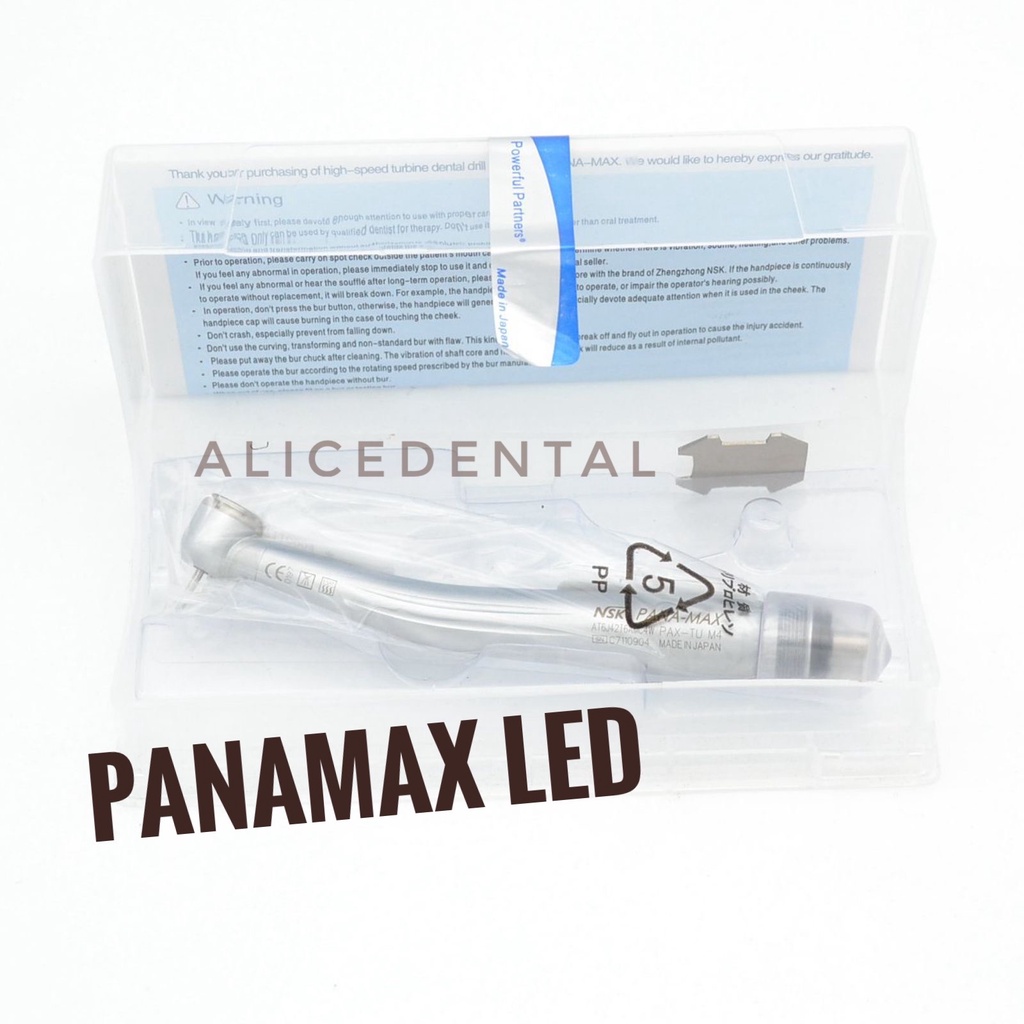 Dental Handpiece Panamax pana-max LED highspeed push button high speed pana max