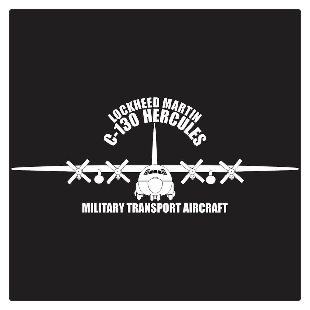 C-130 Hercules Lockheed Martin Cutting Sticker