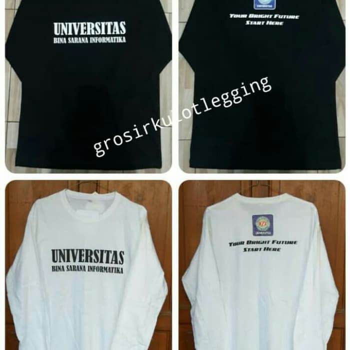 NJSTO470 BAJU KAOS ORMIK SEMOT OSPEK BSI LENGAN PANJANG KAMPUS FAKULTAS+TOPI
