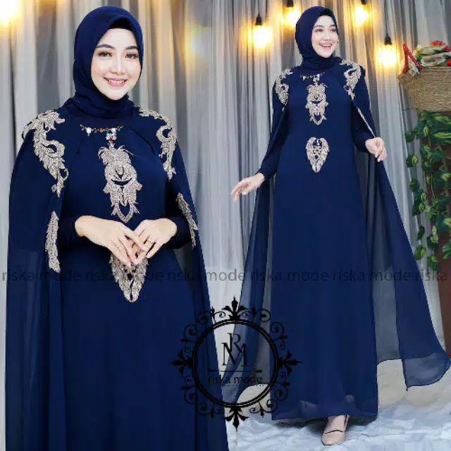 FASHION MUSLIM KAFTAN MERAK BY RISKA MODE