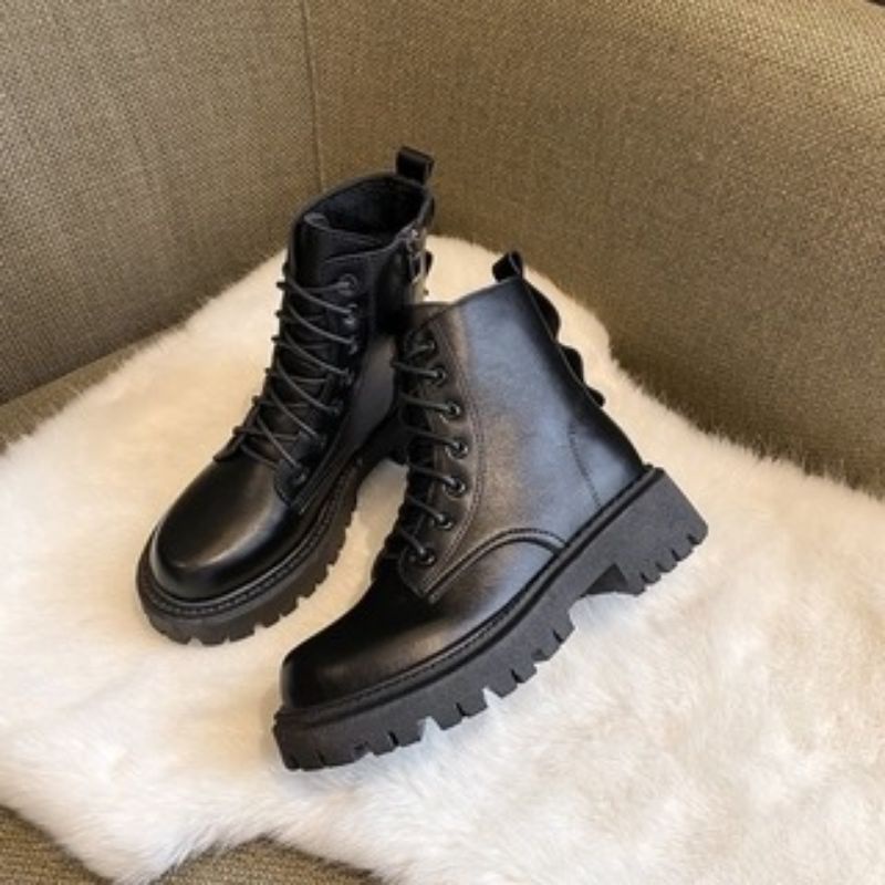 R9 MEGA DISKON SEPATU BOOT KOREAN STYLE  HITAM -  FAIR LOOK ORIGINAL PRIA / WANITA