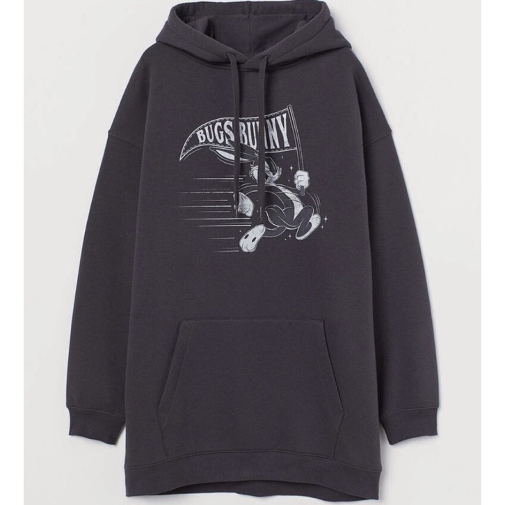 Long Hoodie Bugs Bunny H&M Original 100%