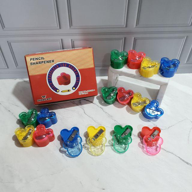 Serutan murah (1box=24pc)/serutan lucu/serutan fancy/rautan murah/sharperner/serutan warna-Pala MICKEY