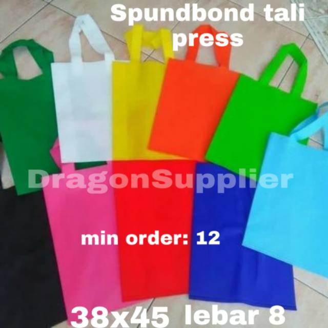 

Tas kain Spundbond Goodiebag TALI uk.38x45 tebal 65gr (Polos)