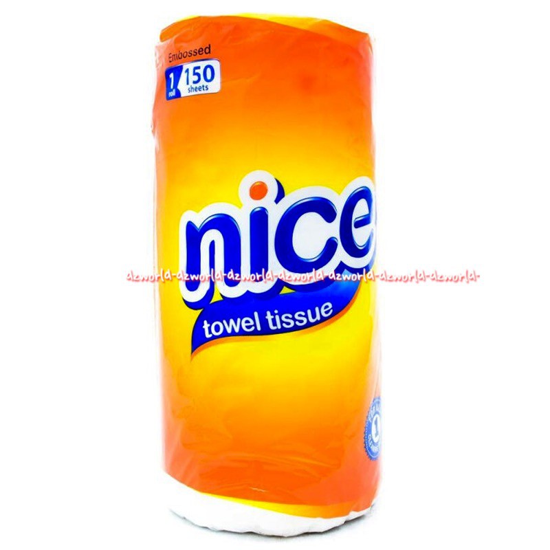 Nice Towel Tissue 150sheets For All One Cleaning Purpose Tisue Membersihkan Dapur Lap Tangan Nais