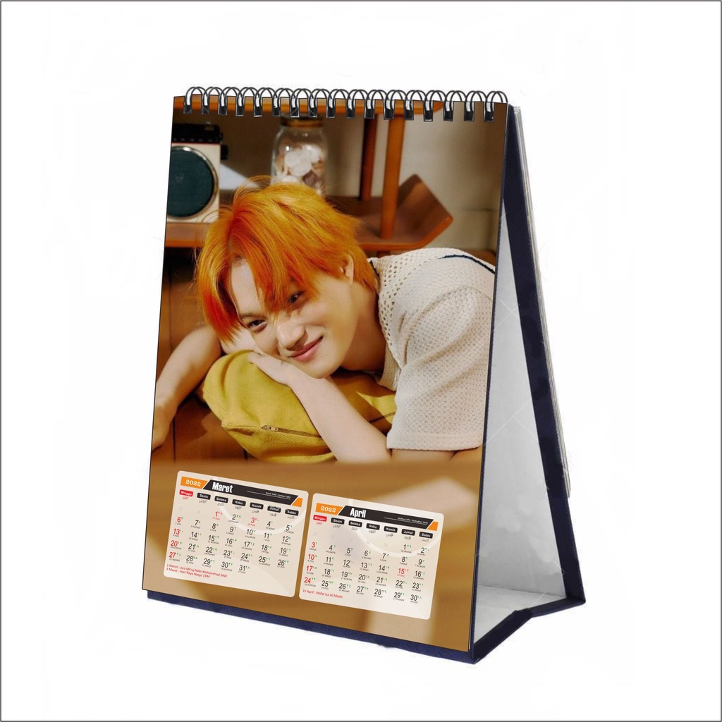 

2025 Kalender Meja Hardcover EXO Bebas Custom