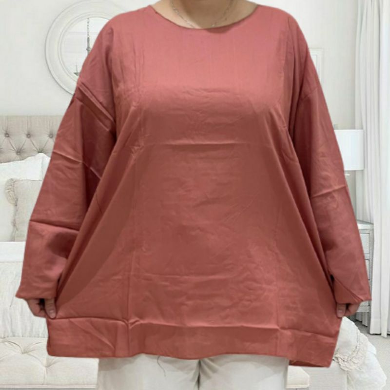 atasan jumbo wanita size XXXL JUMBO BIG SIZE LD 137 CM baju jumbo wanita atasan bigsize wanita bahan rayon high quality