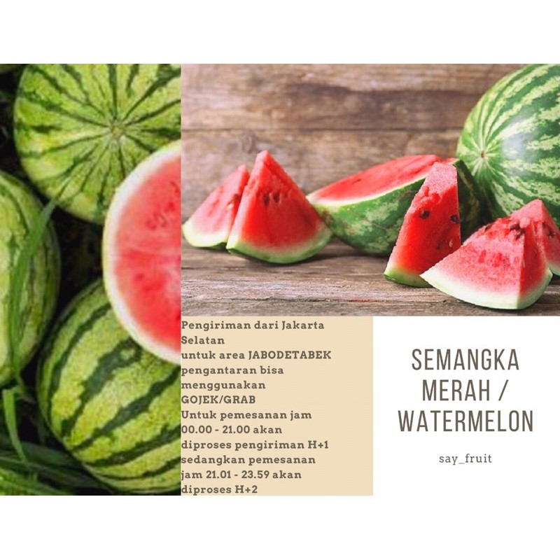 

Buah semangka / watermelon