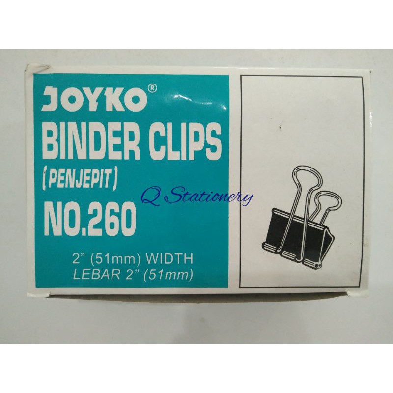 

binder clip/ penjepit kertas no. 260