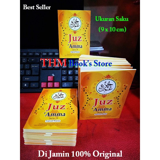 Juz'amma Tajwid Warna Ukuran Saku