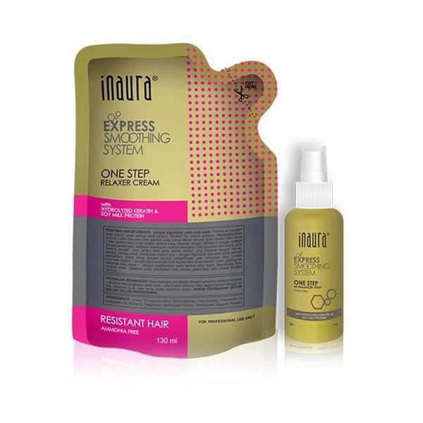 Inaura One Step Express Smoothing System Sensitive Hair Normal Hair