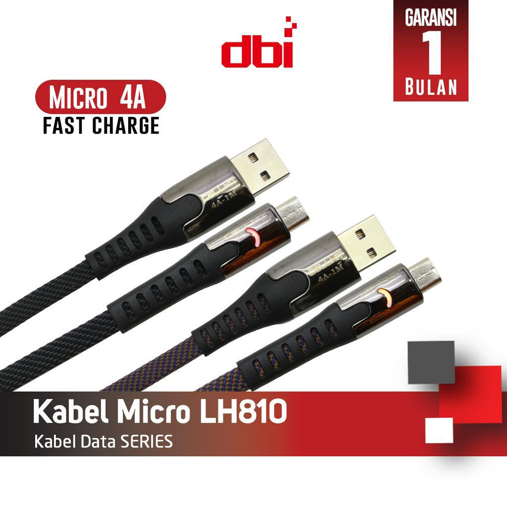 Kabel Data Micro USB Type C IPhone 100cm LED FAST CHARGING 4A CELLKIT LH810