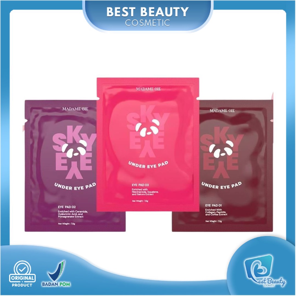 ★ BB ★  Madame Gie Sky Eye Under Pads - Masker Mata Jelly