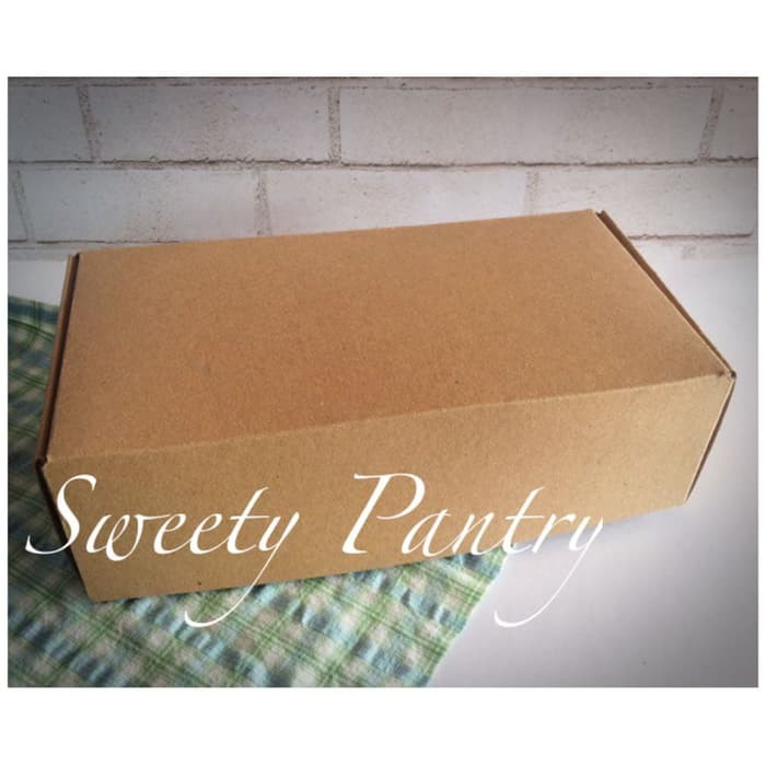 

Ready Stok Dus Kue Cake box Brownies box packaging kue 22x11 5x6 5cm Brown Berkualitas