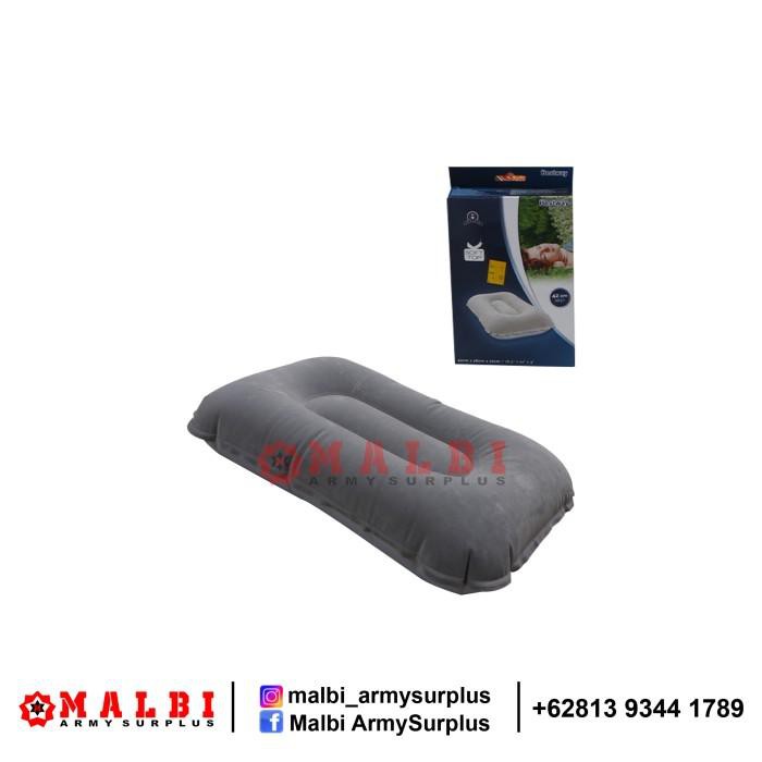 Di jual Bantal Tiup Bantal Angin Udara Kotak Bestway Abu Abu | GROSIR Berkualitas
