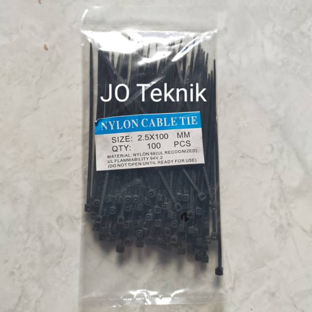 

Kabel Tis 100mm Hitam Termurah