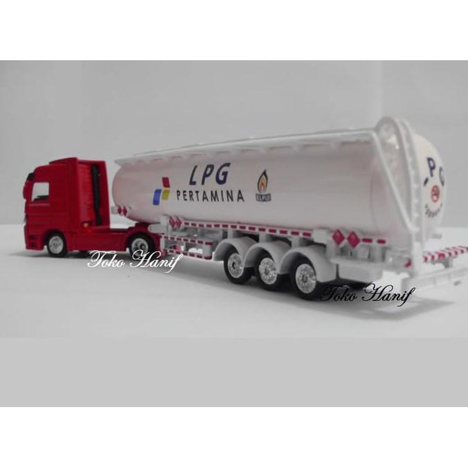 Diecast Miniatur Replika Truck Tanki Lpg Pertamina - Termurah 