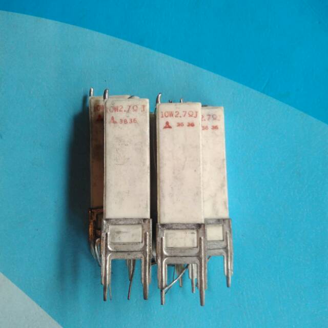 Resistor 10w 2,7ohm, 120ohm, 330ohm, 390ohm, 560ohm, 2k7, 3k9, 6k8, 18k, 33k, 39k