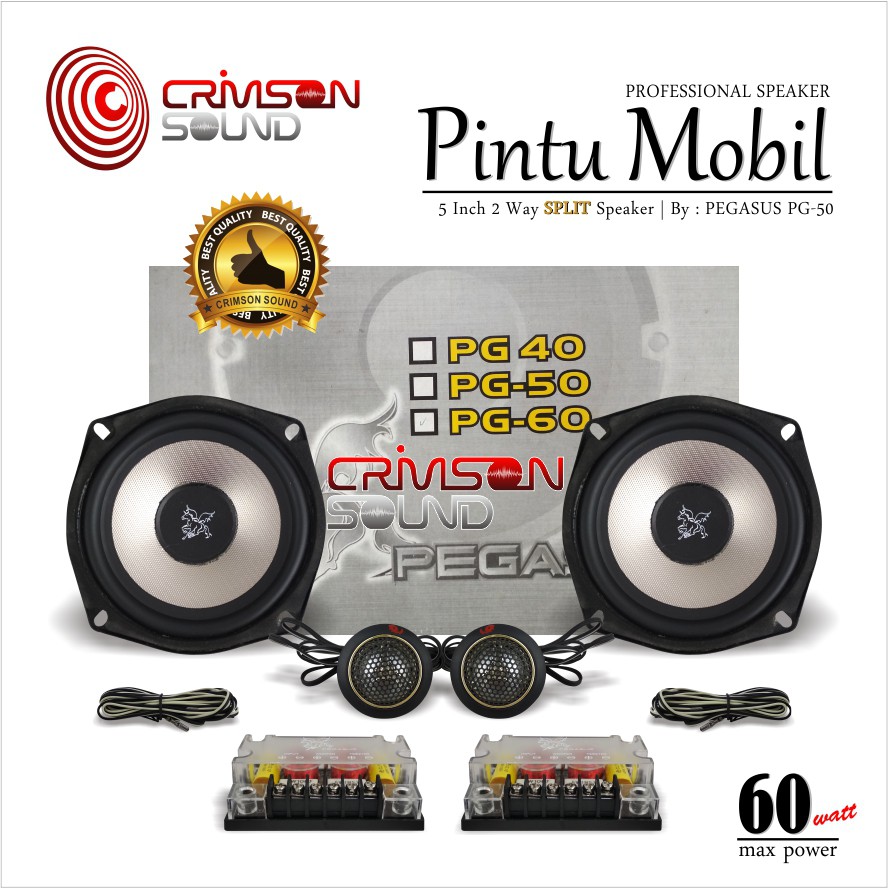 SPEAKER SPLIT 5 Inch 2 Way PEGASUS PG-50