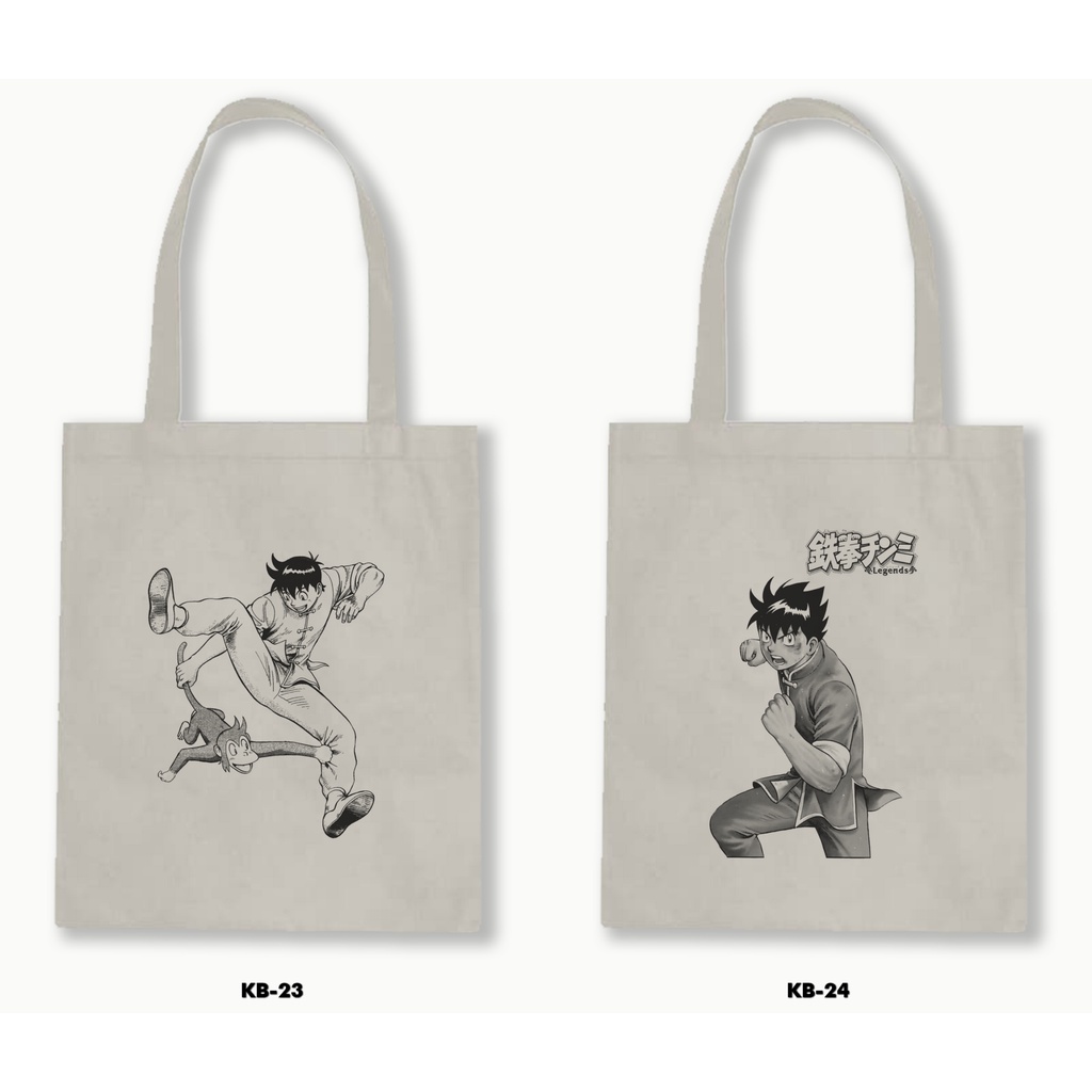 TOTE BAG BLACU - KUNGFU BOY / CHINMI 2