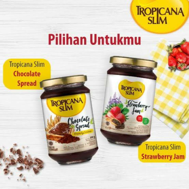 

TROP SLIM SELAI COKLAT 300GR