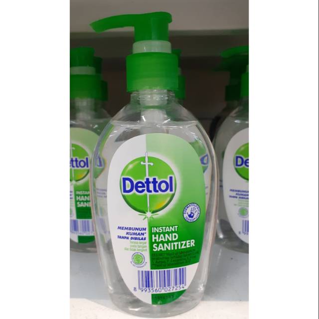 Dettol hand sanitizer with pump