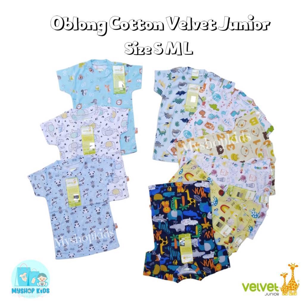 Kaos Oblong Harian Anak Bayi Velvet Junior-1