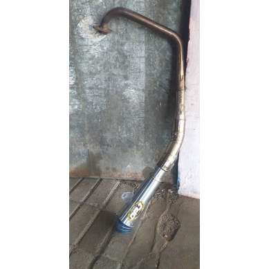 knalpot kolong klx,knalpot klx,gas buang klx,klx,knalpot racing klx