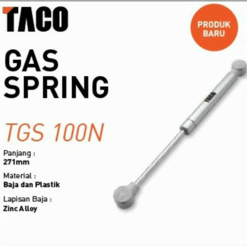 taco gas spring hidrolik 100N pegas hidrolik lemari hidrolik jok motor