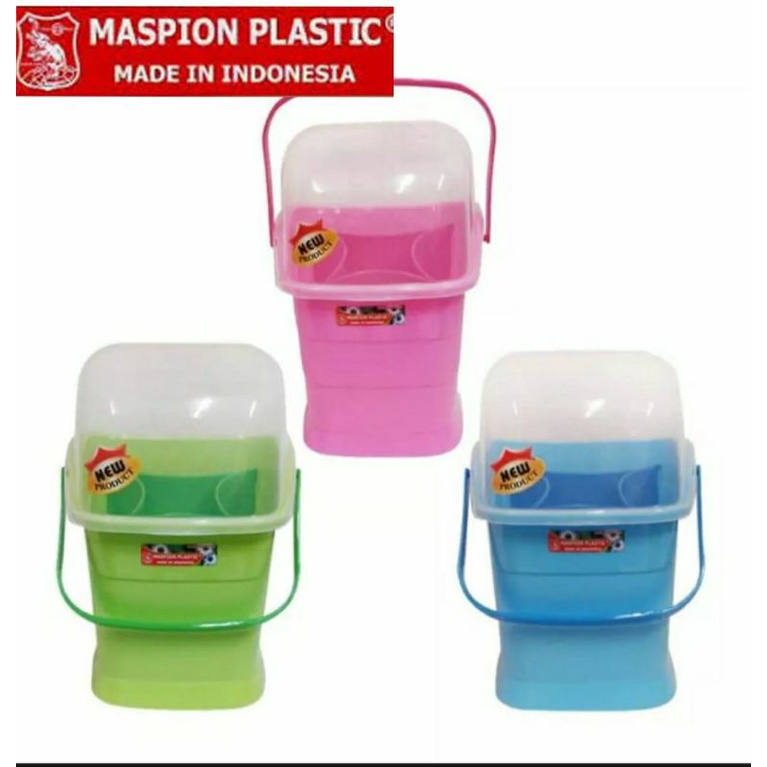 Tempat sendok & garpu tutup/wadah sendok tutup/ maspion skat