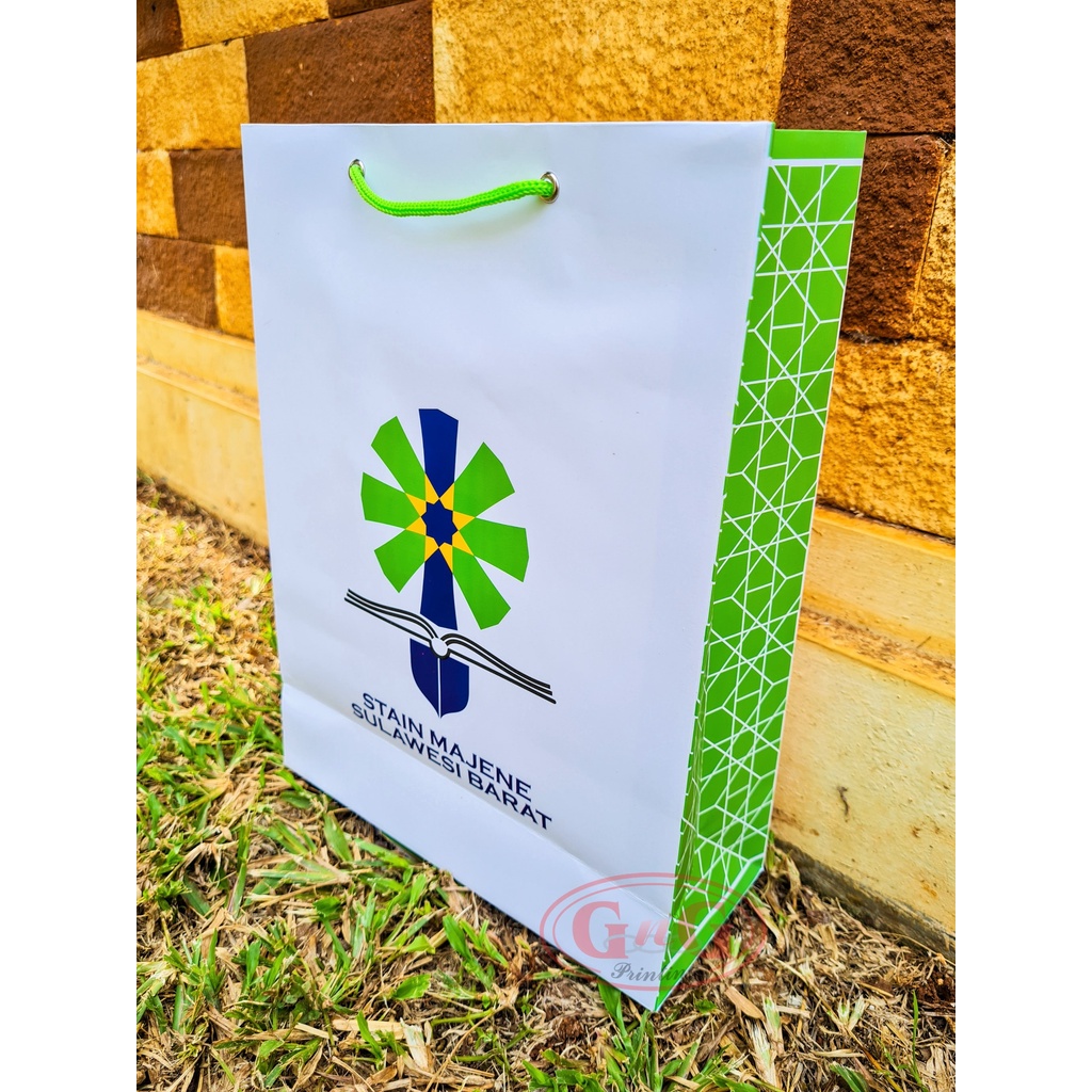 

Paper Bag Custom Print Premium Doff / Tas Belanja Shopping Bag / Uk. Besar