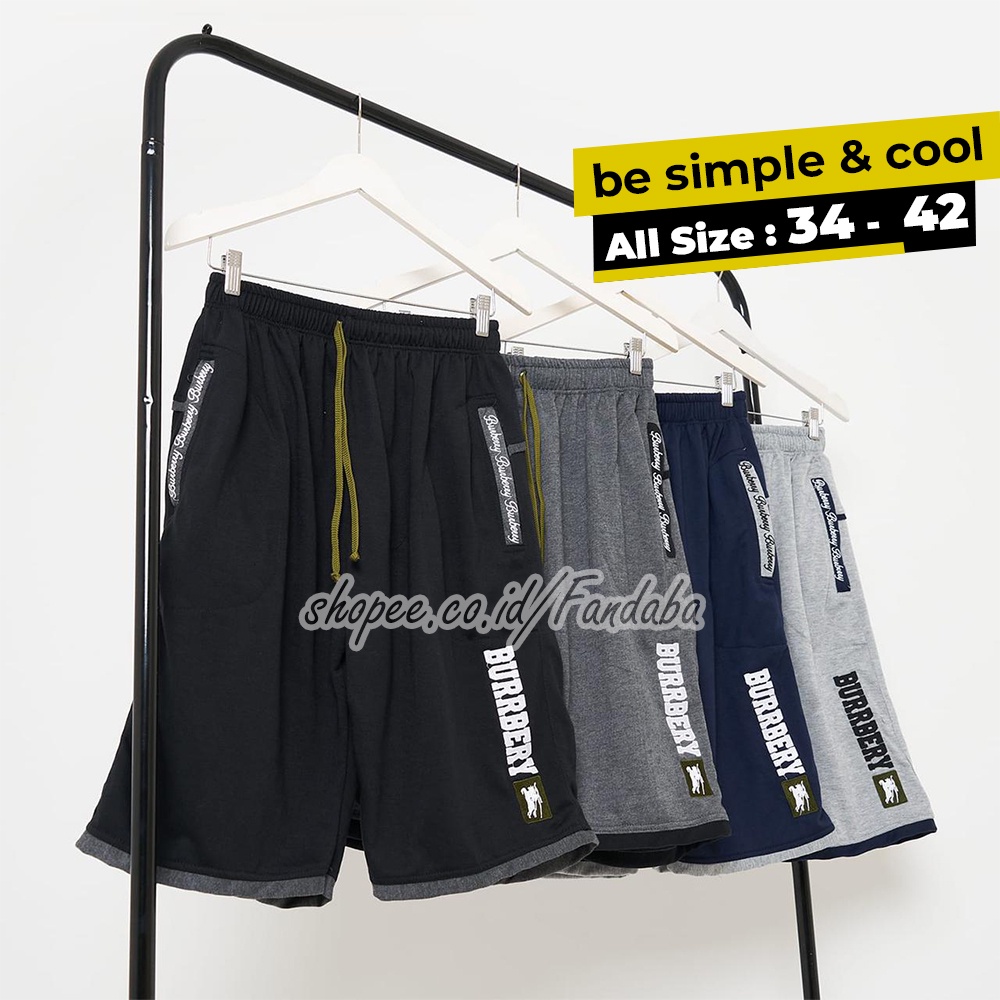 Celana Pendek Pria Kolor Jumbo Santai Keren Murah Nyaman Adidas