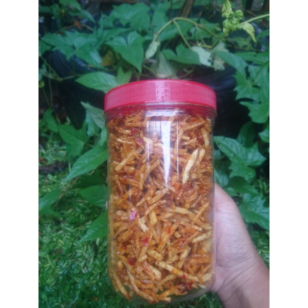 

kentang mustopa kemasan toples sosis