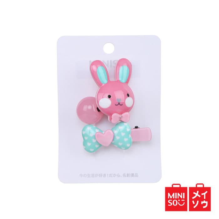 Miniso Original Children's Rabit Hair Tie & Clip