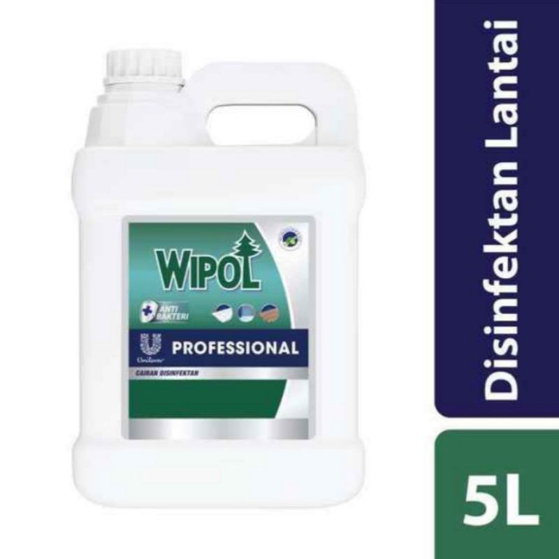 Wipol cairan pembersih lantai professional extra sereh dan jeruk isi 5 liter
