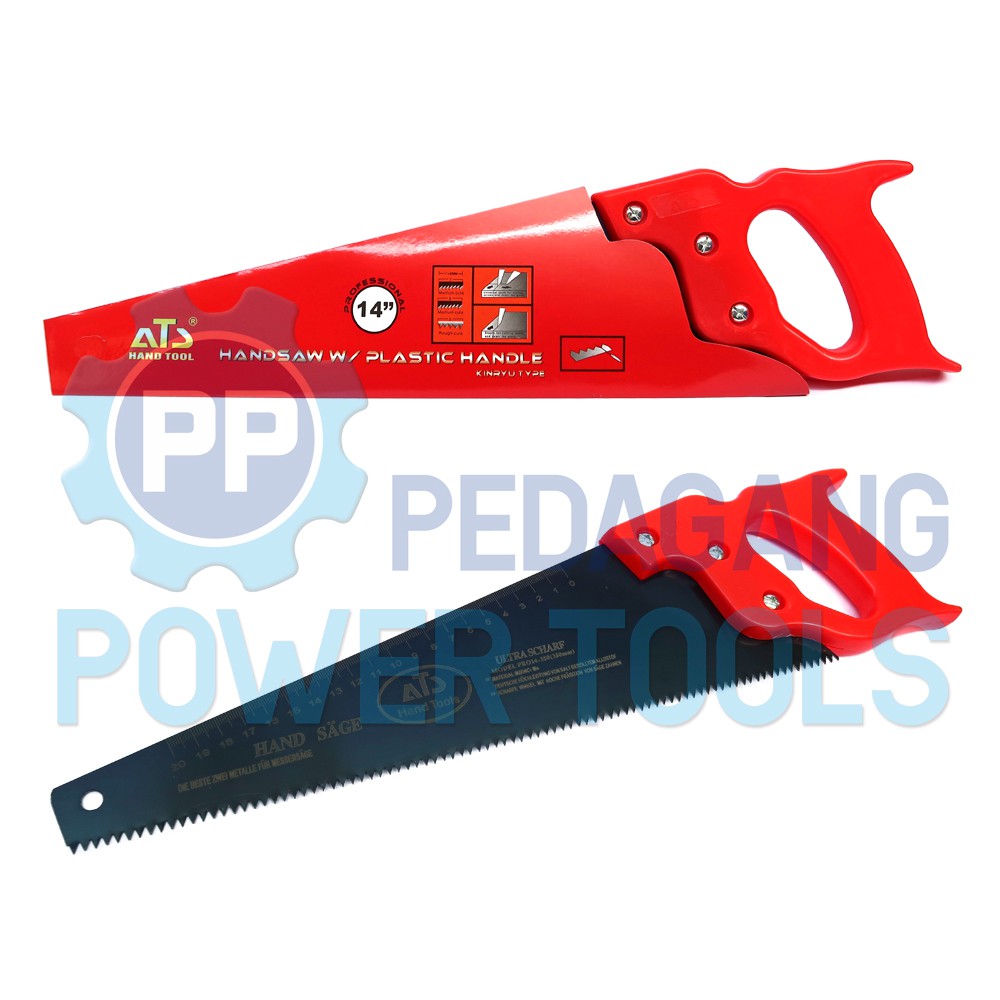 ATS GERGAJI TANGAN 14 INCH GAGANG PLASTIK GOROK POTONG MANUAL HANDSAW